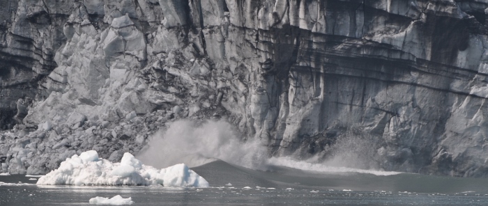 Margerie Glacier calving